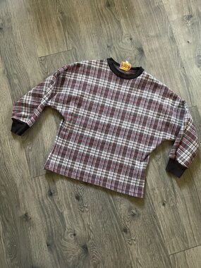 Freddies of Pinewood 1940’s/1950’s Style Plaid Pullover Top in Size Medium